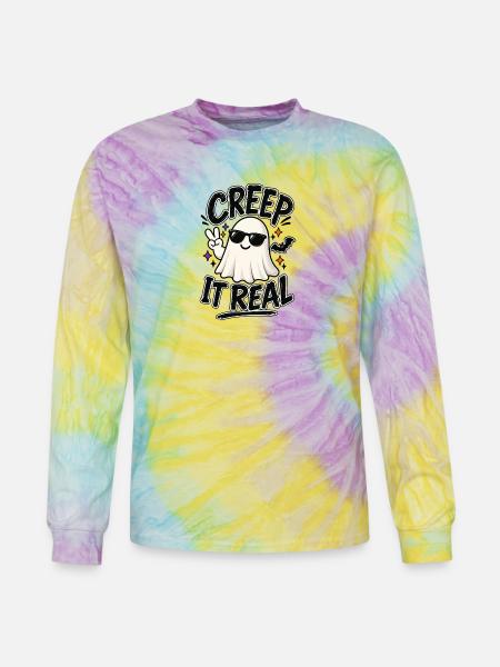 Creep It Real - Tie Dye Long Sleeve T-shirt - mystique
