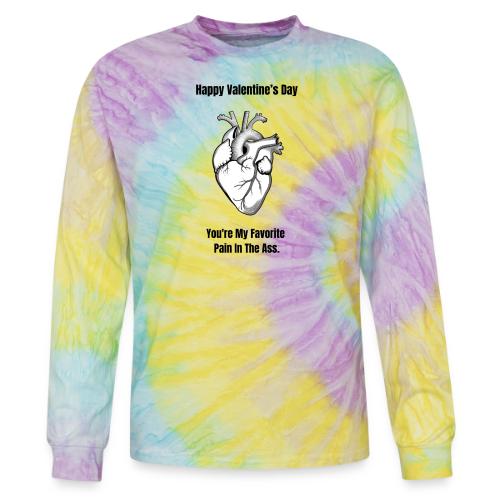 I'm Glad I Swiped Right T-Shirt | Funny Valentine - Tie Dye Long Sleeve T-shirt