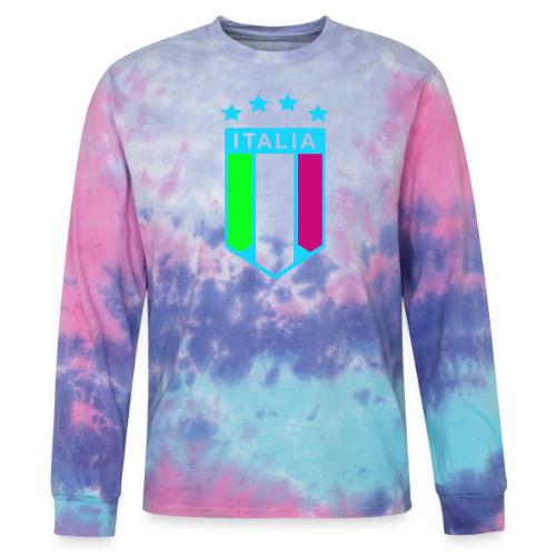4 Star Italia Shield - Tie Dye Long Sleeve T-shirt