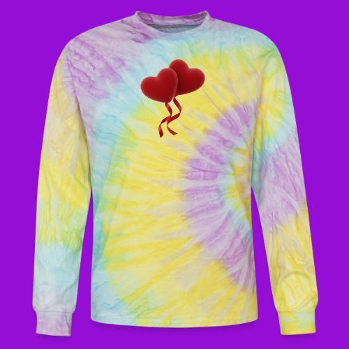 Two hearts together - Tie Dye Long Sleeve T-shirt