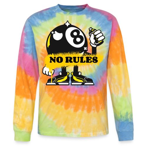 No Rules 8 Ball - Tie Dye Long Sleeve T-shirt