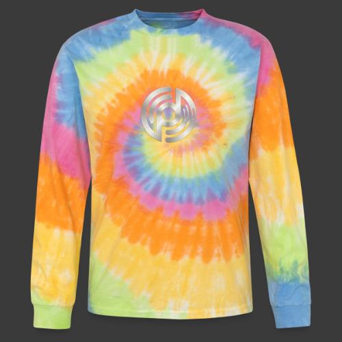 Open Musicians Collective Chrome Logo - Tie Dye Long Sleeve T-shirt