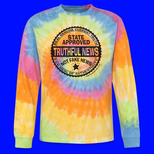Truthful News FCC Seal - Tie Dye Long Sleeve T-shirt