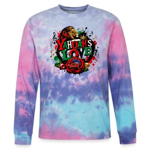 YAHUAH'S LOVE - Tie Dye Long Sleeve T-shirt