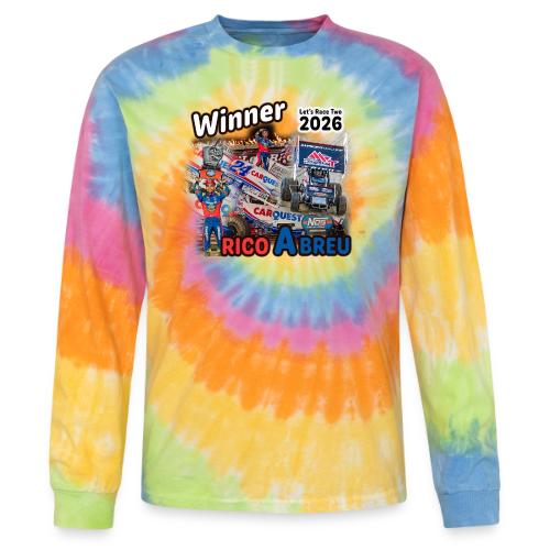 Rico Abreu #LetsRaceTwo Winner - Tie Dye Long Sleeve T-shirt