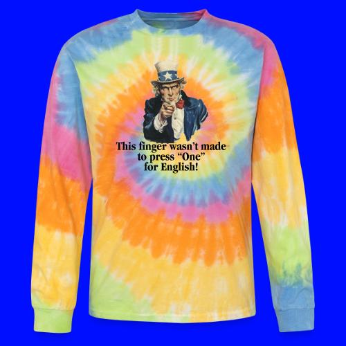 Uncle Sam - Finger - Tie Dye Long Sleeve T-shirt
