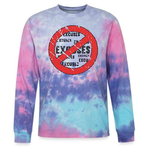 No Excuses | Vintage Style - Tie Dye Long Sleeve T-shirt