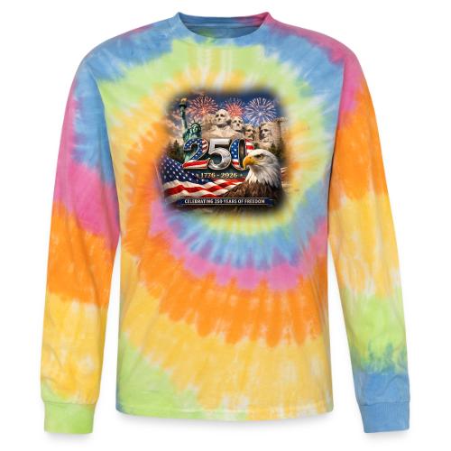 1776-2026 | Celebrating 250 Years of Freedom - Tie Dye Long Sleeve T-shirt