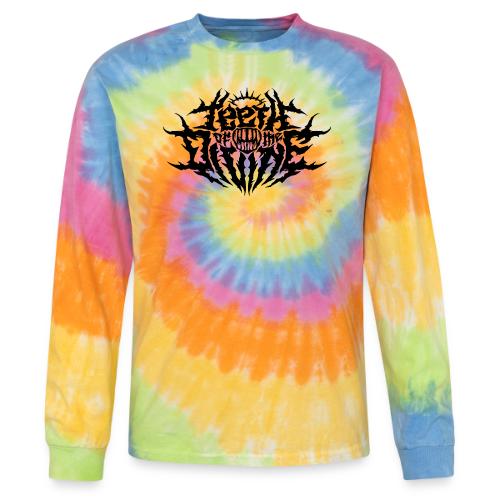 Teeth Of The Divine Logo BLACK - Tie Dye Long Sleeve T-shirt