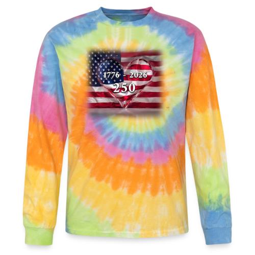 1776-2026 | 250 Years USA - Tie Dye Long Sleeve T-shirt