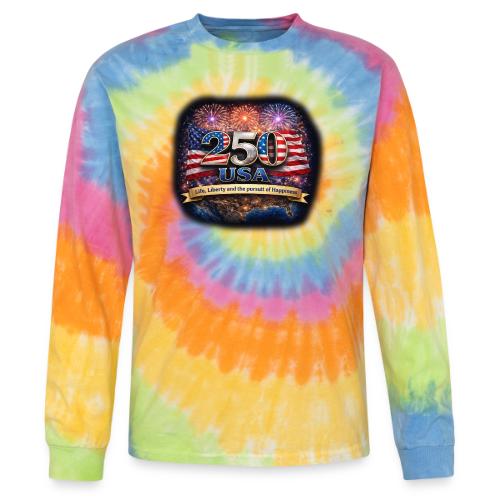 USA 250th Celebration - Tie Dye Long Sleeve T-shirt