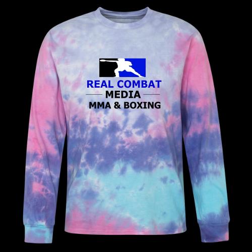 RCM MMA & BOXING Blue Logo - Tie Dye Long Sleeve T-shirt