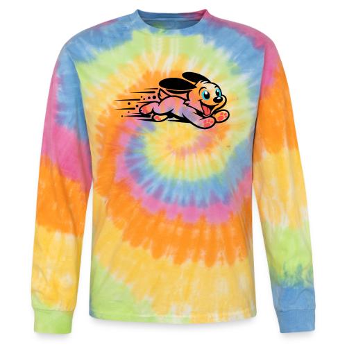 Speedy Pup Sprint on the Run - Tie Dye Long Sleeve T-shirt