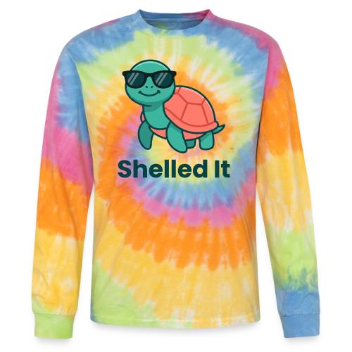 Funny Turtle Sunglasses Shelled It Cute Gift - Tie Dye Long Sleeve T-shirt