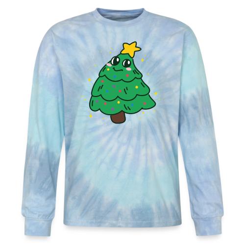 christmas tree - Tie Dye Long Sleeve T-shirt