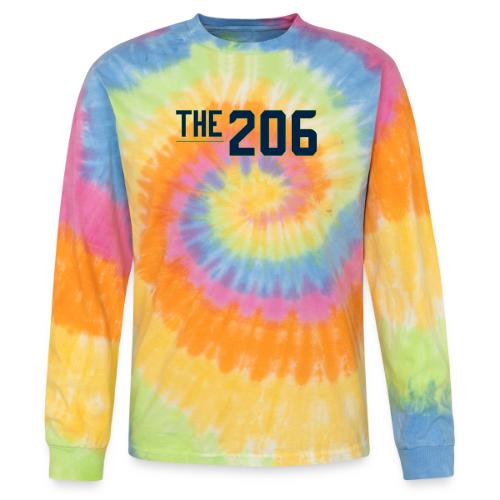 THE | 206 - Spirit of Washington - Game Apparel - Tie Dye Long Sleeve T-shirt