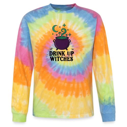 Drink Up Witches t-shirt - Tie Dye Long Sleeve T-shirt