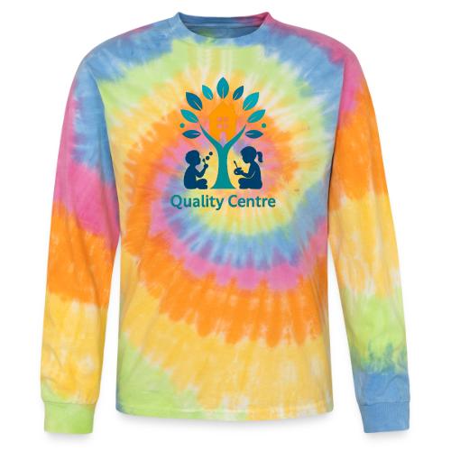 Quality Learning Center on Slim Fit Rib Women's - Tie Dye Long Sleeve T-shirt