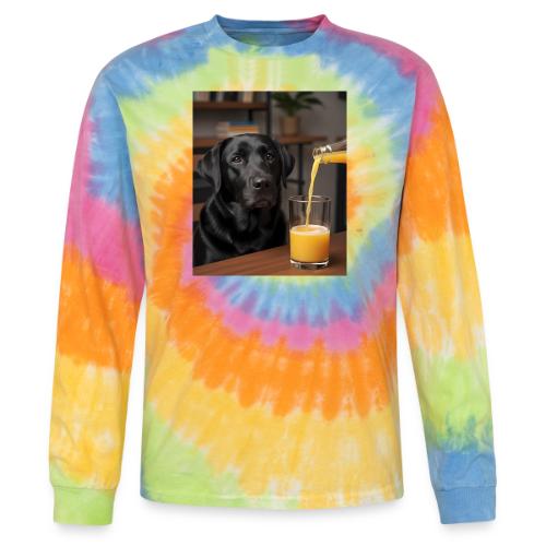 Golden Retriever Chill Juice Vibes - Tie Dye Long Sleeve T-shirt