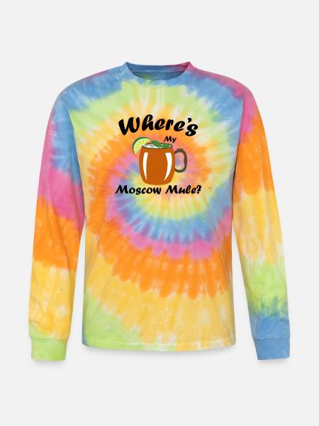 Moscow Mule - Tie Dye Long Sleeve T-shirt - rainbow