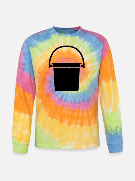 bucket - Tie Dye Long Sleeve T-shirt - rainbow