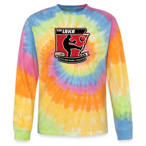Black/Red State LRKA 2026 Logo - Tie Dye Long Sleeve T-shirt