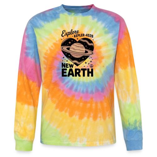 Explore Kepler-452b – New Earth Adventure - Tie Dye Long Sleeve T-shirt