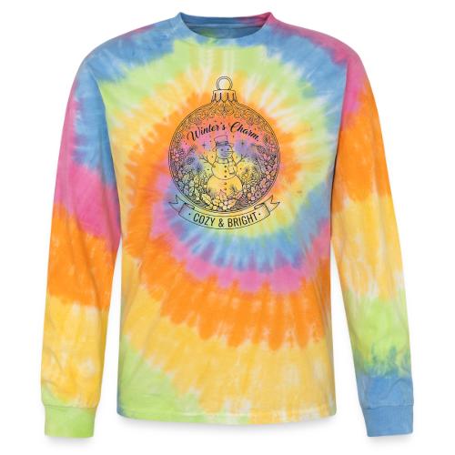 Festive Snowman T-Shirt - Tie Dye Long Sleeve T-shirt