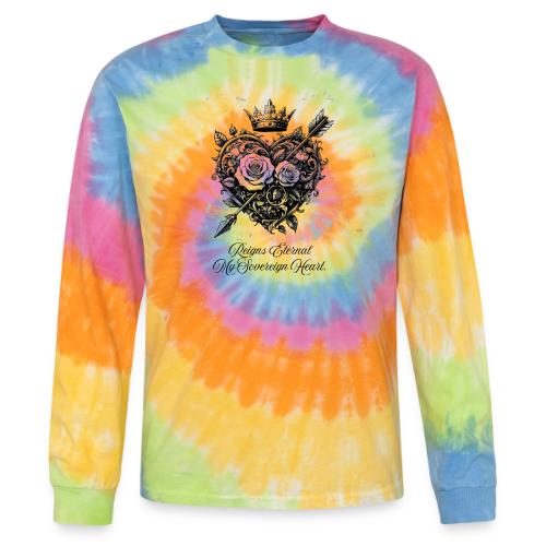 Royal Heart T-Shirt, Mug, & Leggings - Tie Dye Long Sleeve T-shirt