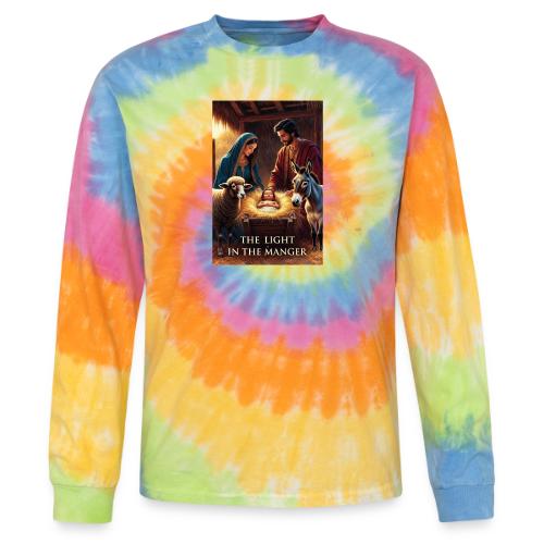 Nativity Manger T-Shirt - Tie Dye Long Sleeve T-shirt