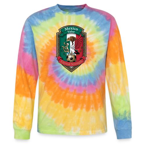 Mexico Eagle Valor T-Shirt, Pride Badge Gift - Tie Dye Long Sleeve T-shirt
