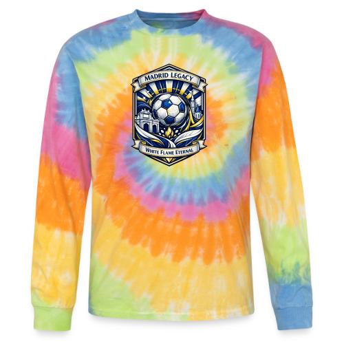 Madrid White Legacy T Shirt, Madrid Fan Gift - Tie Dye Long Sleeve T-shirt