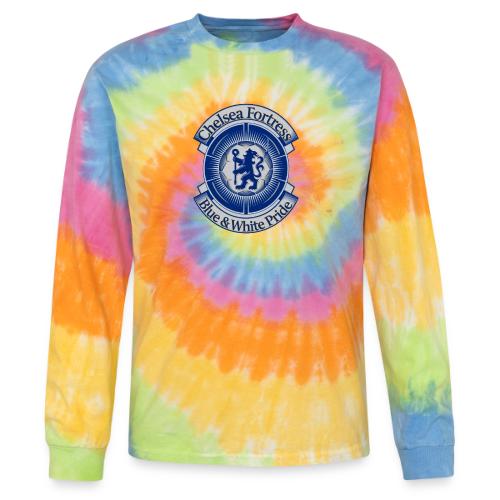 Chelsea Fortress T Shirt, Soccer City Pride Gift - Tie Dye Long Sleeve T-shirt