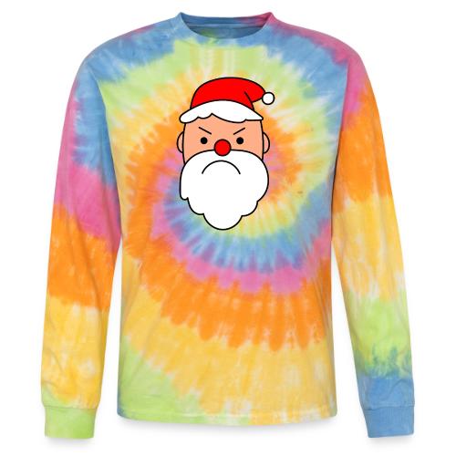 angry santa - Tie Dye Long Sleeve T-shirt