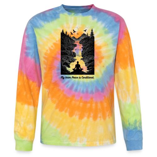 Conditional Inner Peace T-Shirt | Minimalist Zen - Tie Dye Long Sleeve T-shirt