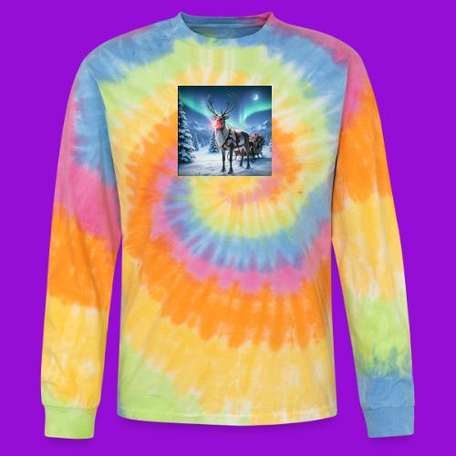 Rudolph the red nosed reindeer - Tie Dye Long Sleeve T-shirt