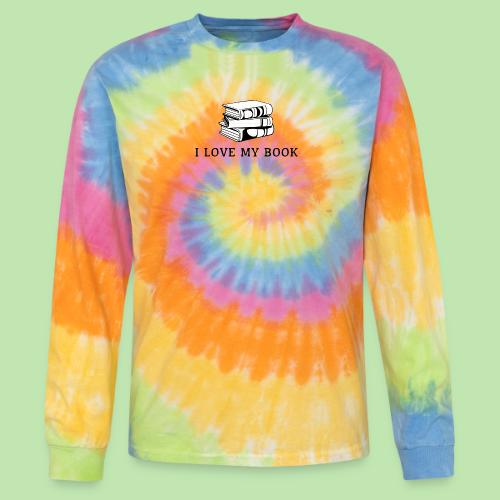 I love my book t-shirt - Tie Dye Long Sleeve T-shirt