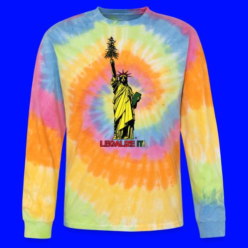 Cannabis of Liberty - Cannabis T-shirts, 420 usure - Manches longues tie-dye