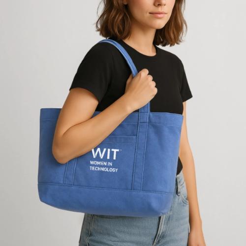 WIT Main Logo - Cotton Pigment Dyed Tote Bag