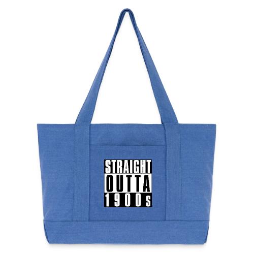 STRAIGHT OUTTA 1900S - Cotton Pigment Dyed Tote Bag