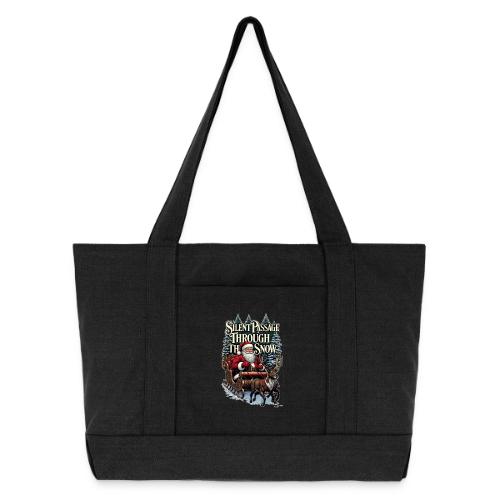 Nostalgic Santa T-Shirt - Cotton Pigment Dyed Tote Bag