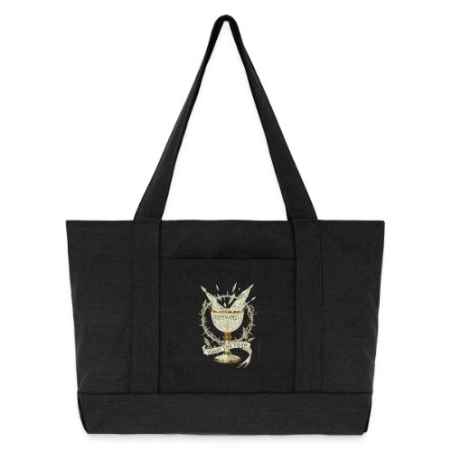 Frosted Chalice Covenant T-Shirt - Cotton Pigment Dyed Tote Bag