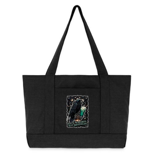 Sarcastic Raven Shenanigans Tee - Cotton Pigment Dyed Tote Bag