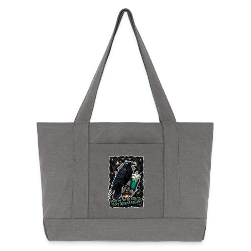 Sarcastic Raven Shenanigans Tee - Cotton Pigment Dyed Tote Bag