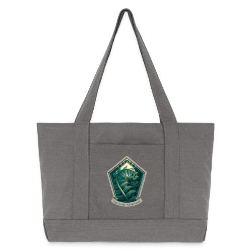 Easter Unfurl in Light Fern T Shirt, Spring Gift - Cotton Pigment Dyed Tote Bag