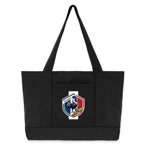 France Rooster T-Shirt, Bleu-Blanc-Rouge gift - Cotton Pigment Dyed Tote Bag