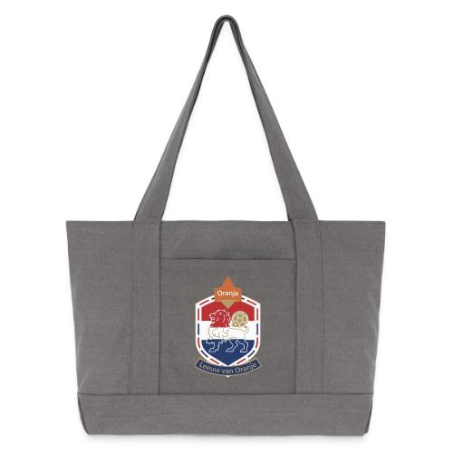 Netherlands Lion Crest T-Shirt, Dutch Badge Gift - Cotton Pigment Dyed Tote Bag
