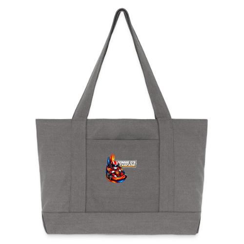 Carcadelogoracer1 - Cotton Pigment Dyed Tote Bag