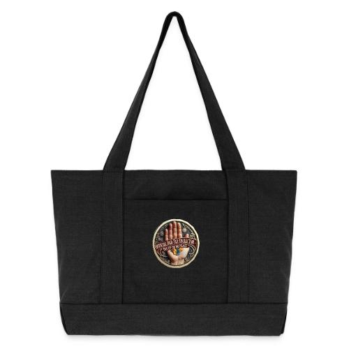 Dad Tax Collector Medallion T Shirt - Cotton Pigment Dyed Tote Bag