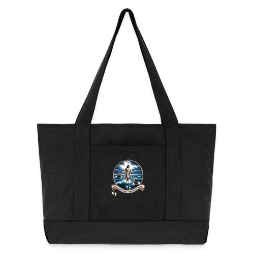 Walking On Water Faith T Shirt, Christian Miracle - Cotton Pigment Dyed Tote Bag